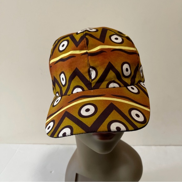 African Print Ankara Handmade Multicolor Bohemian Baseball Cap - Picture 8 of 14